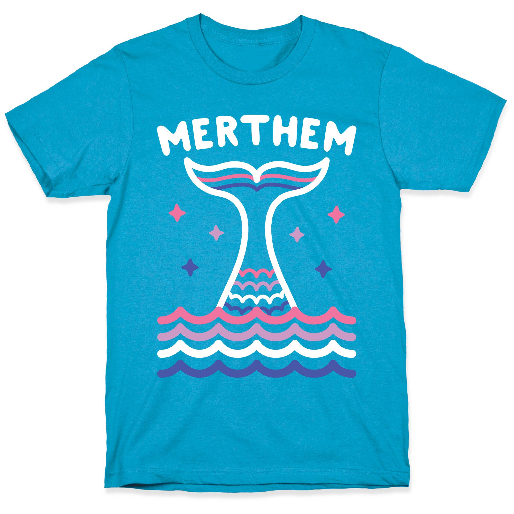Merthem (Gender Fluid Mermaid) Unisex Triblend Tee